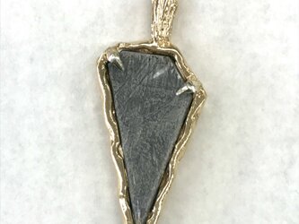 ギベオン鉄隕石シルバーペンダント(送料無料)の画像