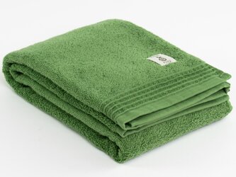 【NOKORI-FUKU のこり福】Matcha Towel 抹茶タオル バスタオルの画像