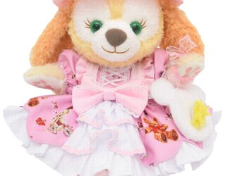 クッキーアン 服 コスチューム くまちゃんドレス ピンク 本体無 Sサイズ用 送料無料の画像