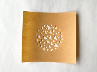 ステンシル型紙（三角まる・Ａ）の画像