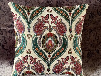 トルコテキスタイルクッションカバー 43×41cm Turkish Textile Cushion Cover txt0027の画像