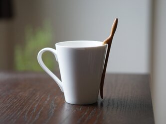 コップに掛ける木のマドラー L（チーク）A025-0の画像