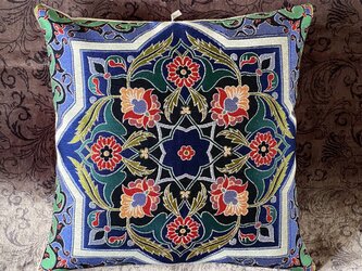 トルコテキスタイルクッションカバー 43×41cm Turkish Textile Cushion Cover txt0043の画像