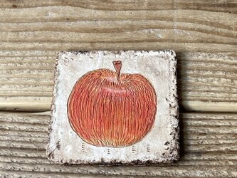 りんごの陶板（イ）の画像