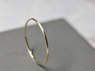 つや消し K10イエローゴールドプレーンリング 0.8mm幅 マット｜K10YG RING｜582の画像