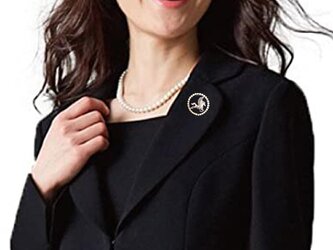 ブローチ　サークル　ペガサス2　マグネット　入卒園 入学式 卒業式 七五三 通勤 結婚式 パーティーの画像