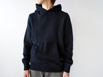 pullover hoodie sweatshirt/blackの画像