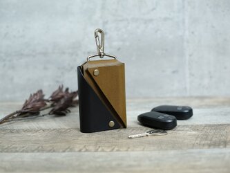 本革スマートキーケース(２つ収納)【color：dandy】の画像