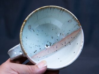 碧灰窯変2021 わら灰白窯変愛らしいティーカップの画像
