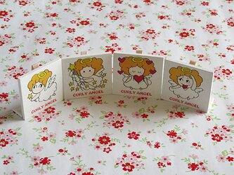 【LINEスタンプオリジナルキャラ】CURLY ANGELのメモクリップ（セット）の画像
