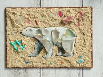 Seaglass & Plasticwaste Walldecorationの画像