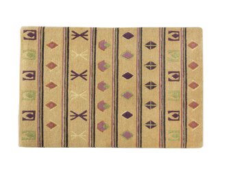 手織りラグ　3006　CHIEKO　からし色の画像