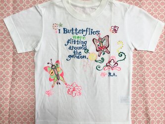 ちょうちょ　キッズTシャツ　100㎝　の画像