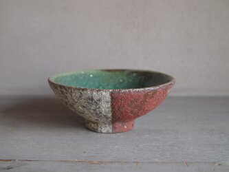 幾何学文碗（片身替わり替わり）の画像