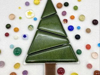 『自分で作るガラスのクリスマスツリーセット』Green②ライトアヴェンチュリングリーンの画像