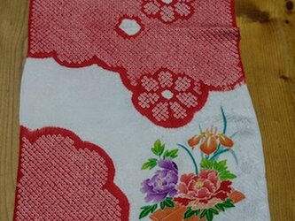着物端切れ⑧こども着物　正絹（37㎝×110㎝）の画像