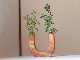 木の花瓶【ニレ材】の画像