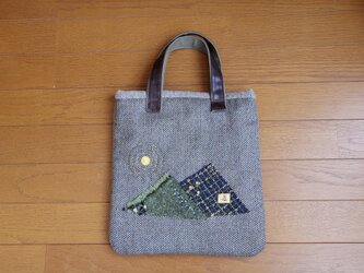 緑のお山のミニバッグの画像