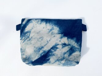 新作藍染クリアーポーチの画像