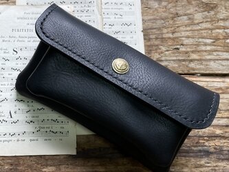 mare-wallet ブラック（イタリアンレザー財布）の画像