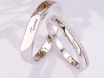 ✨人気一番✨ペアリング【セット】 結婚指輪　S 925 シルバー　受注製作　リング　カップルの画像