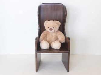 大切なお人形、ぬいぐるみのための椅子。 ウィングバックドールチェア No.2020の画像