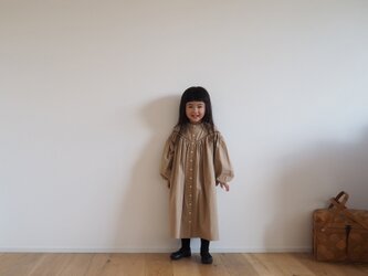 Horse cloth vintage lace one-piece kids 2(100cm~)sizeの画像
