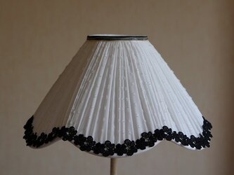 コットンのテーブルランプ用ランプシェード  /  イエナ  /  ホワイトの画像
