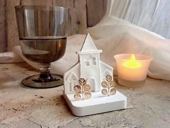 アロマストーン ■ 海辺に立つ白い教会  一番街の教会 ■ 6種類から香りが選べるの画像