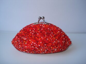 Beaded Purse --Orange Mix--の画像