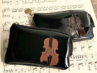 バイオリン　キーケース　コインケースの画像