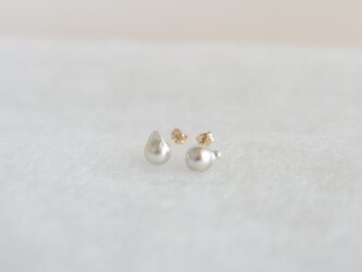 アコヤ真珠のピアス Baroque - smallの画像