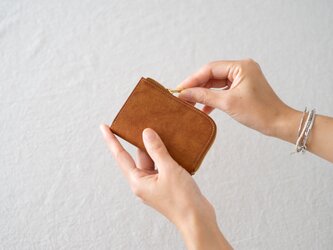 革の財布mini Cognacの画像