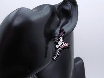 『地図モチーフのアクセサリー/ピアス』Mieの画像