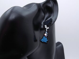 『地図モチーフのアクセサリー/ピアス』Ishikawaの画像