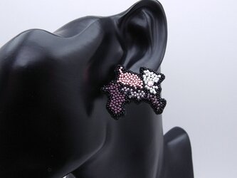 『地図モチーフのアクセサリー/ピアス』Kanagawaの画像