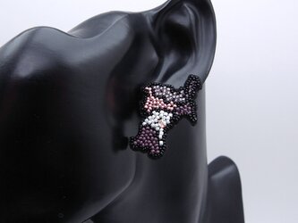 『地図モチーフのアクセサリー/ピアス』Miyagiの画像