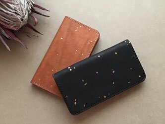 【カラーオーダー】イタリアンレザーiPhone case(glitter)の画像