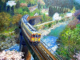 高山本線　第5益田川鉄橋の画像