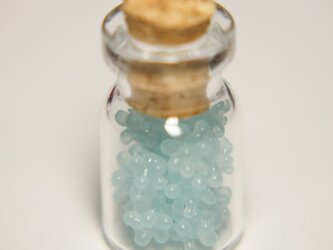 金平糖瓶詰めのミニミニオブジェ　ソーダ色の画像