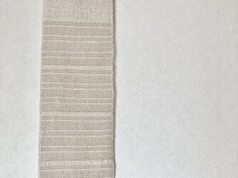 手織りミニタペストリー　冬の凪の画像