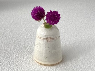 リボンの刻印の一輪挿し h-tm-3の画像