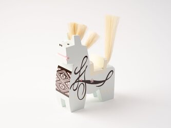 オリジナル八幡馬　冬　15cmの画像