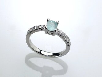 Pt900 パライバトルマリンリング　0.60ctの画像