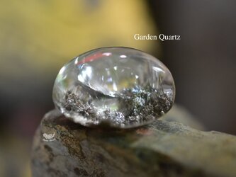 レア★ピンクの貫入水晶★ガーデンクォーツ　ルース　8の画像
