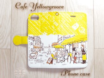「Cafe Yellowgroove」iPhone手帳型スマホケースの画像