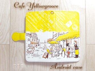 「Cafe Yellowgroove」Android手帳型スマホケースの画像