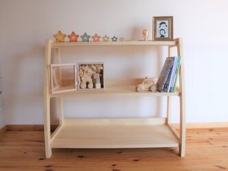 2022年新商品　木のフレームラック　予約商品　子供部屋　収納　ご予約特典有りの画像
