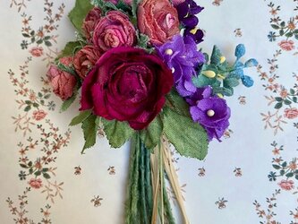 布花Small corsage gift series Pink rosesの画像
