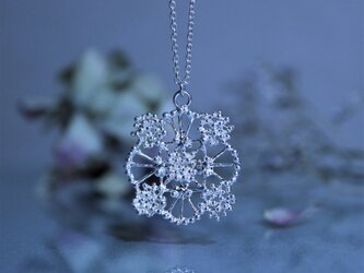 Silver necklace「Fragment of memory」の画像